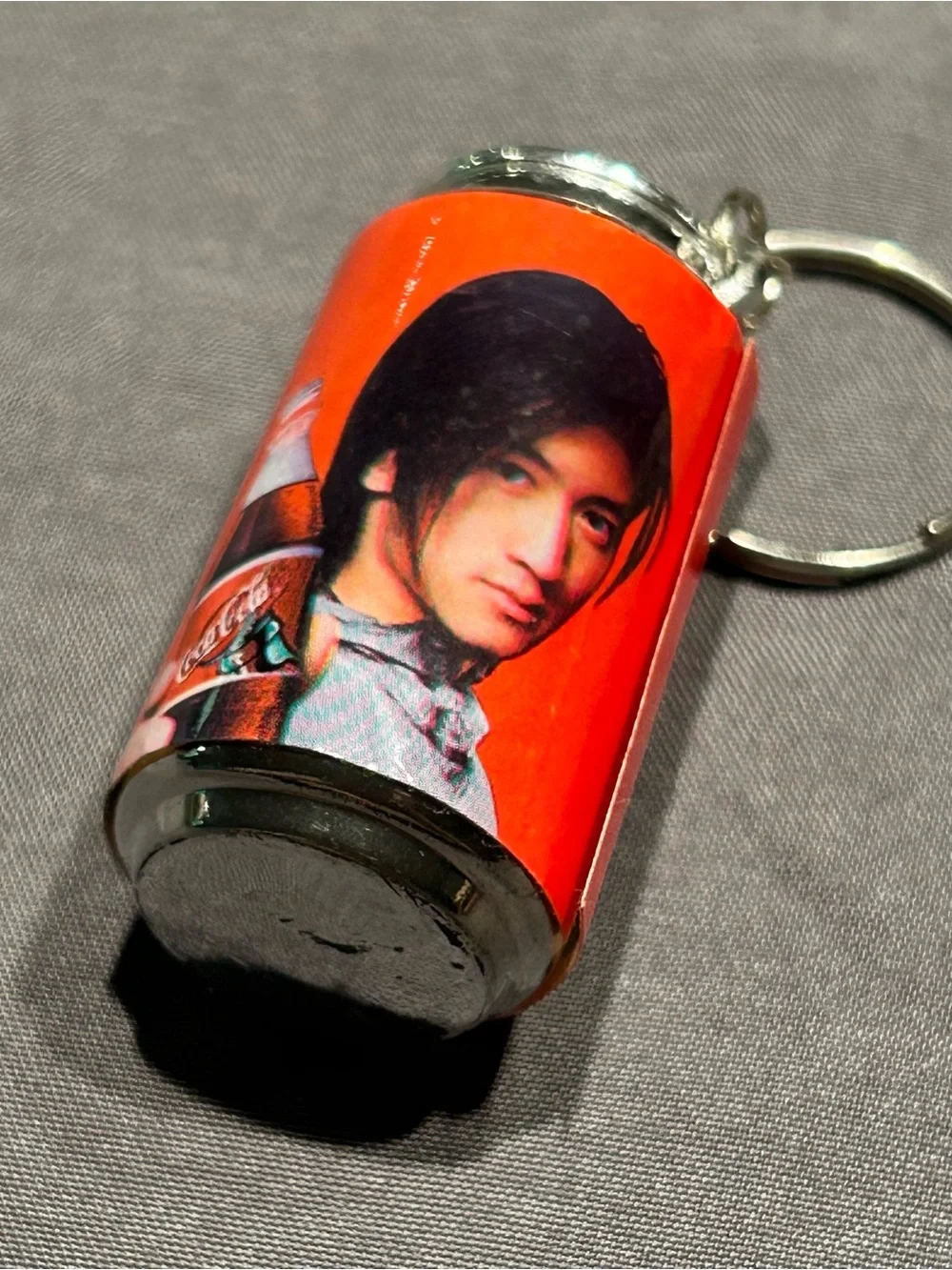 Vintage Coca-Cola Mini Can 1.5” Keychain